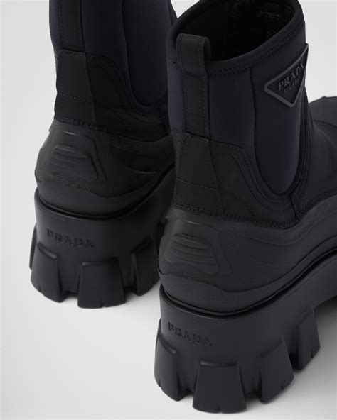 prada nymon|Prada nylon boots.